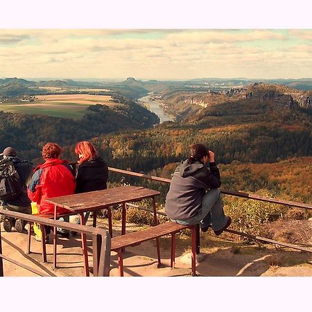 Pension Schwarz Bad Schandau Exteriér fotografie