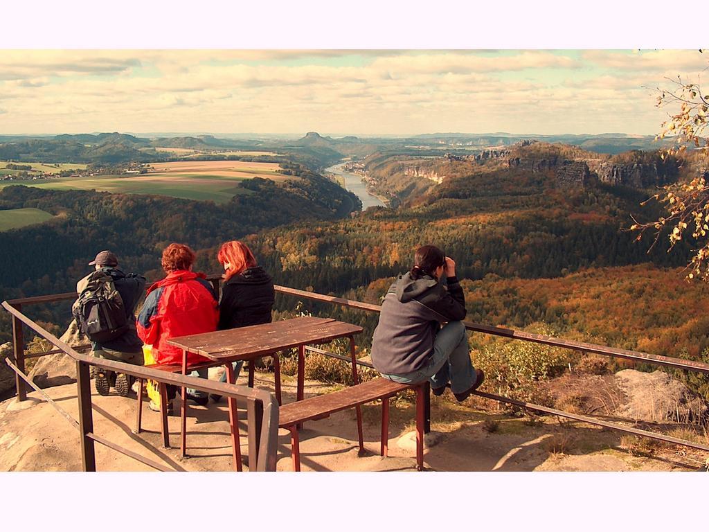 Pension Schwarz Bad Schandau Exteriér fotografie